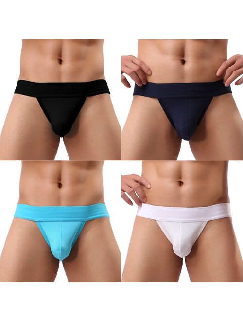 Summer Code Mens Micro Mesh Stretch Bikini Briefs Pouch Underwear