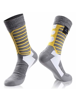 100% Waterproof Breathable Socks, [SGS Certified] RANDY SUN Unisex Novelty Sport Skiing Trekking Hiking Socks 1 Pair