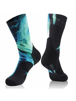 100% Waterproof Breathable Socks, [SGS Certified] RANDY SUN Unisex Novelty Sport Skiing Trekking Hiking Socks 1 Pair