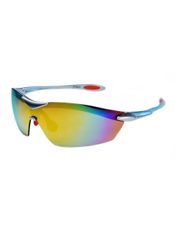 XS Sport Wrap TR90 Sunglasses UV400 Unbreakable Protection for Cycling, Ski or Golf