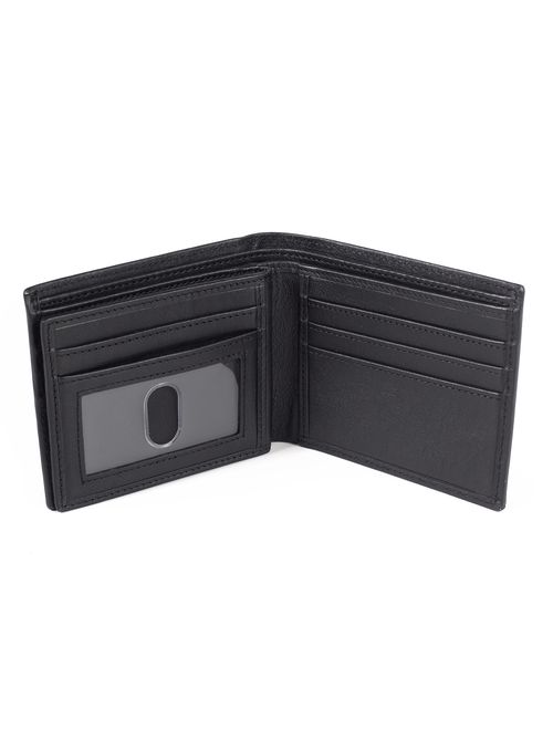 Extra Capacity Bifold Wallet for Men - RFID Blocking Genuine Leather Wallet