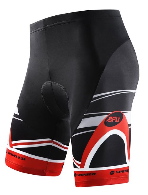 sponeed Men's Cycle Shorts Biking Pants Gel Padding Bicycle Ride Bottoms for Road Bikie MTB