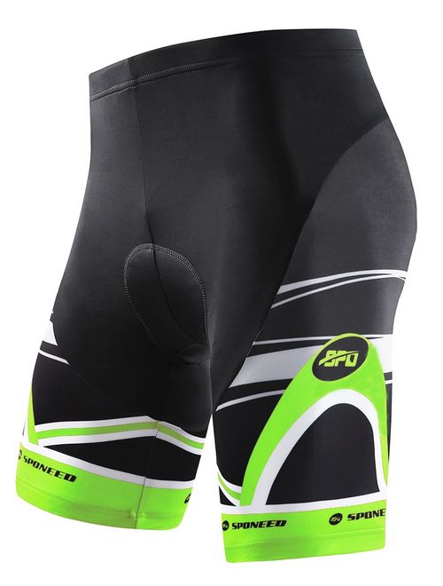 sponeed Men's Cycle Shorts Biking Pants Gel Padding Bicycle Ride Bottoms for Road Bikie MTB