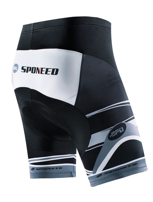 sponeed Men's Cycle Shorts Biking Pants Gel Padding Bicycle Ride Bottoms for Road Bikie MTB