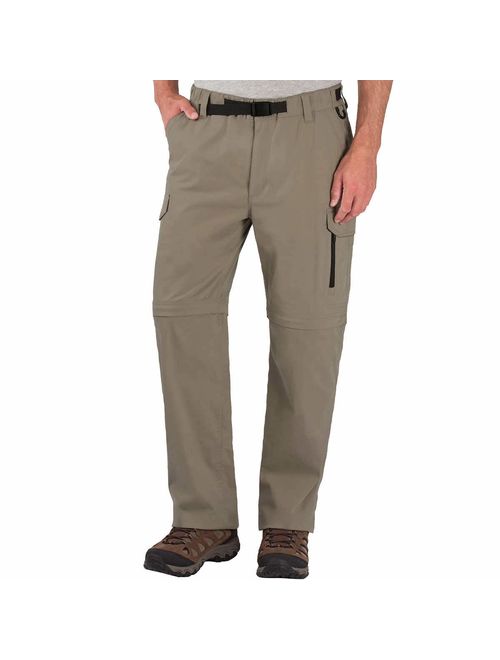 BC Clothing Mens Convertible Lightweight Comfort Stretch Cargo Pants or Shorts