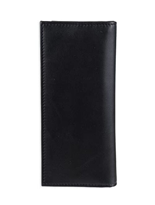 tommy hilfiger men's polished lamb pocket secretary wallet