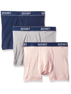 2(X)IST Men's Essential Cotton Boxer Brief Multipack