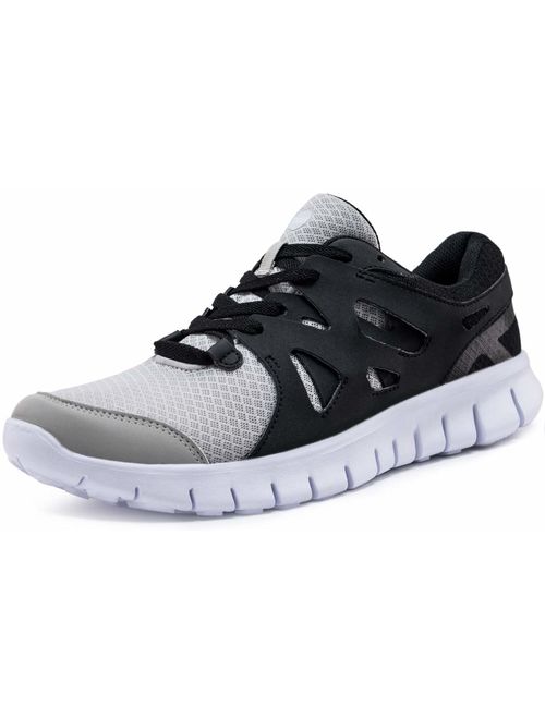 TSLA Men's Lightweight Sports Low Top Running Shoes