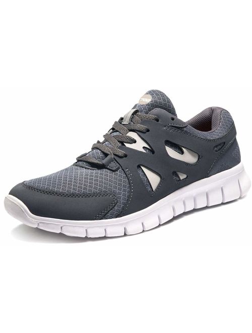 TSLA Men's Lightweight Sports Low Top Running Shoes