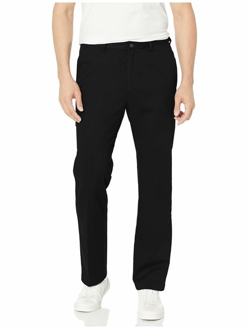 Haggar Men's Work to Weekend Hidden Expandable Waist Straight Fit Pant