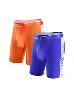 Men's 3 Pack Sport Performance Dual Pouch Boxer Briefs Underwear