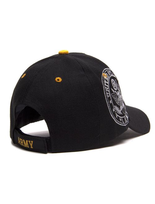 United States Army Retired Shadow Adjustable Cap - Black