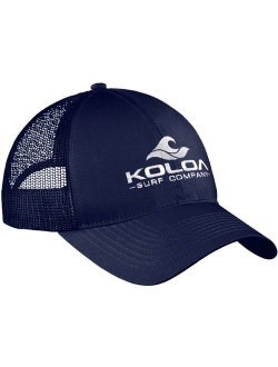 Koloa Surf Wave Logo Old School Curved Bill Mesh Snapback Hats