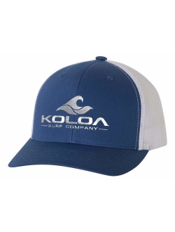 Koloa Surf Wave Logo Old School Curved Bill Mesh Snapback Hats