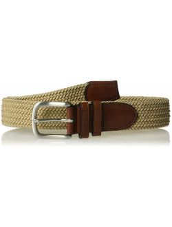 Men's Polyester Stretch Woven Braid Belt