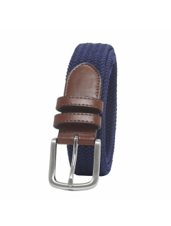 Men's Polyester Stretch Woven Braid Belt