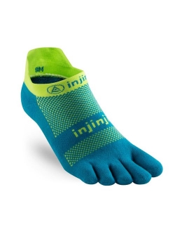 Injinji Men's Run Midweight No Show Toesocks