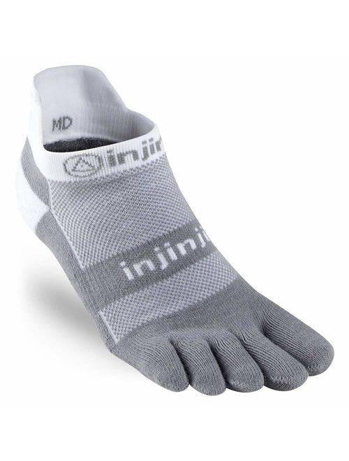 Injinji Men's Run Midweight No Show Toesocks