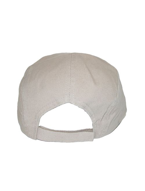 CTM Cotton Long 5 Inch Bill Visor Baseball Cap