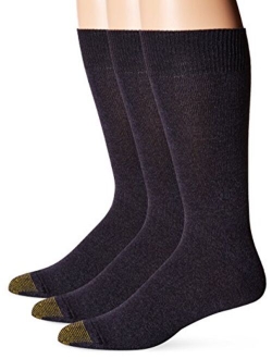 Men's 3-Pack Micro Flat Knit Crew Socks