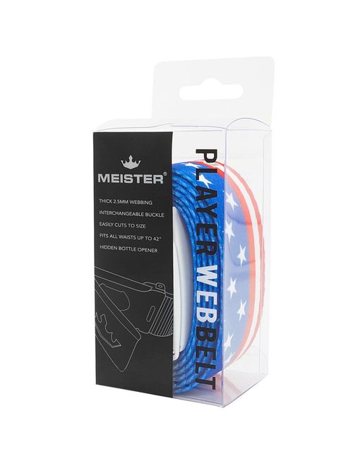 Meister Player Golf Web Polyester Belt - Adjustable & Reversible