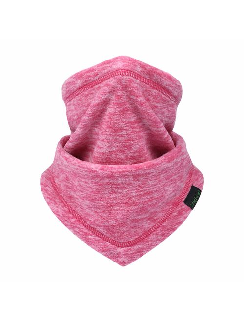 LONGLONG Neck Warmer Gaiter- Winter Thicken Soft Elastic Fleece Skiing Face Scarf Mask