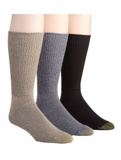 Men's Fluffies Crew Socks, 3 Pairs