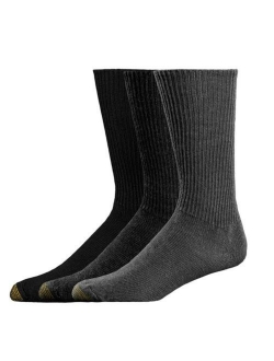 Men's Fluffies Crew Socks, 3 Pairs