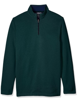 Men's Big and Tall Premium Essentials Spectator Quarter Zip Fleece Pullover