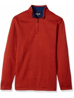 Men's Big and Tall Premium Essentials Spectator Quarter Zip Fleece Pullover