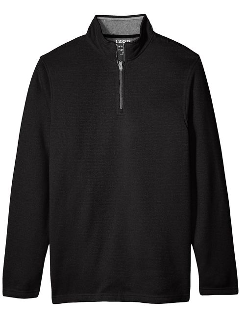 IZOD Men's Big and Tall Premium Essentials Spectator Quarter Zip Fleece Pullover