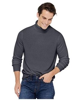 State Cashmere Men's Classic Turtleneck Sweater 100% Pure Cashmere Long Sleeve Pullover