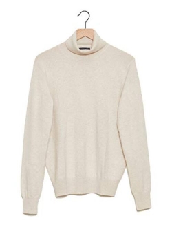 State Cashmere Men's Classic Turtleneck Sweater 100% Pure Cashmere Long Sleeve Pullover