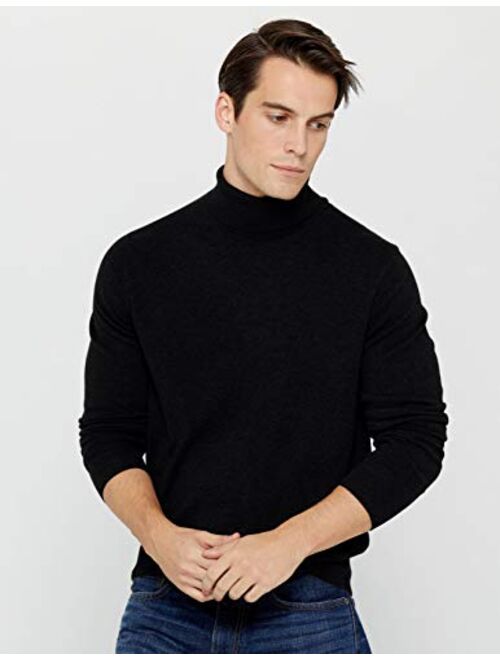State Cashmere Men's Classic Turtleneck Sweater 100% Pure Cashmere Long Sleeve Pullover