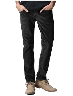 Match Men's Slim-Tapered Flat Front Casual Corduroy Pants #8052