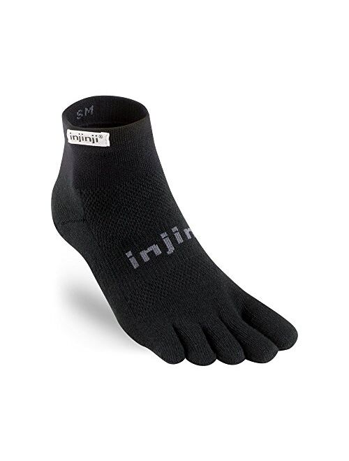 Injinji Men's Run Original Weight Mini Crew Toesocks