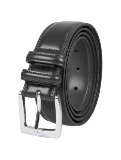 Gelante Men's Classic Dress Leather Belt Black & Brown Color