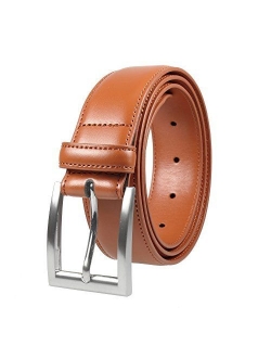 Gelante Men's Classic Dress Leather Belt Black & Brown Color