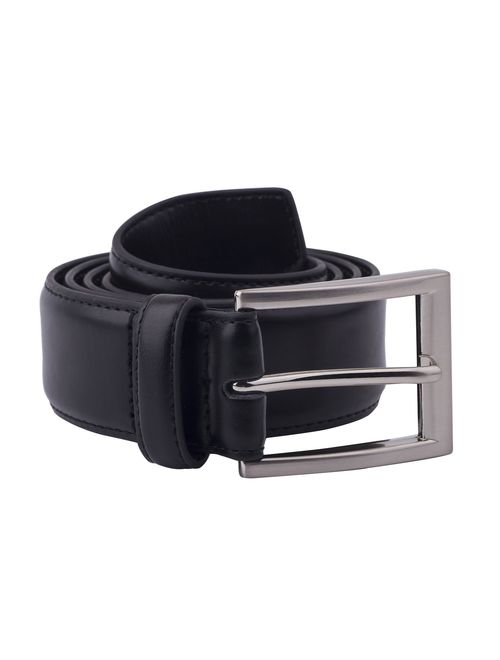 Gelante Men's Classic Dress Leather Belt Black & Brown Color