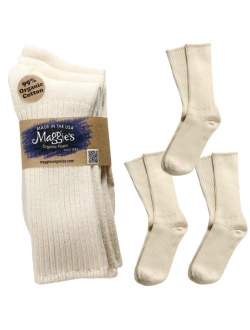 Maggie's Organic Cotton Crew Sock Tri-pack