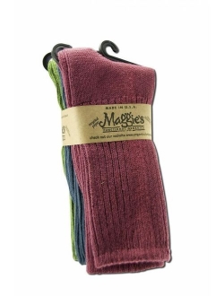Maggie's Organic Cotton Crew Sock Tri-pack