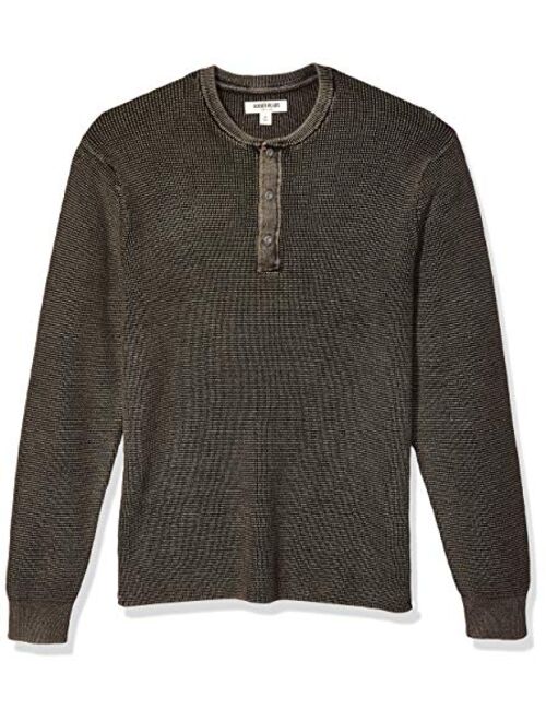 Amazon Brand - Goodthreads Men's Soft Cotton Henley Sweater