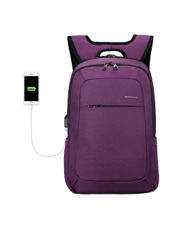 Slim Business Laptop Backpack USB Anti Thief/Tear Travel Computer Backpack