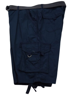 ChoiceApparel Mens Cargo Shorts with Belt