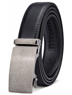 Bulliant Men Belt-Leather Ratchet Belt for Men Dress 1 3/8" In Gift Box, Size Adjustable byTrim to Fit