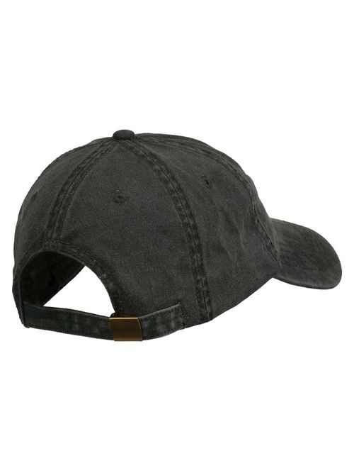 e4Hats.com Vietnam Veteran Embroidered Pigment Dyed Brass Buckle Cap