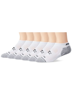 Starter Men's 6-Pack Athletic Low-Cut Ankle Socks, Amazon Exclusive