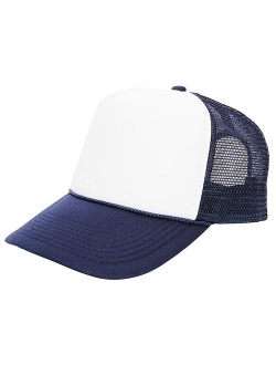 Quality Merchandise Premium Trucker Cap Modern Summer Urban Style Cap - Adjustable Snapback - Unisex Design - Mesh Back
