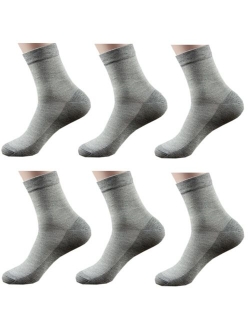 October Elf Men's Crew Socks Ankle Thin Socks Pack of 6