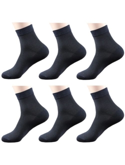 October Elf Men's Crew Socks Ankle Thin Socks Pack of 6